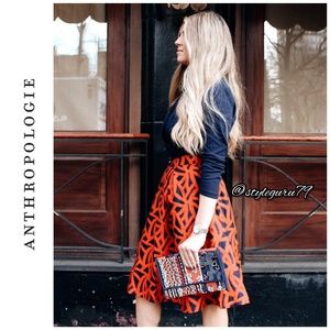 NWT, Anthropologie, Eva Franco Mariner Skirt